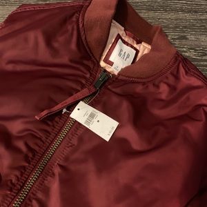 Maroon / Red Bomber Jacket